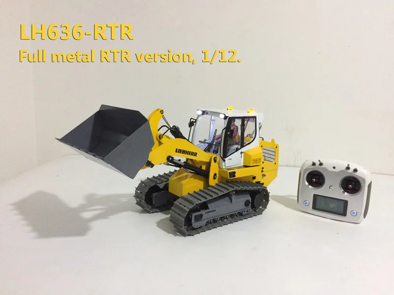 Новинка! 1/12 Масштаб RC гидравлический погрузчик LH636/rc погрузчик - Цвет: RTR Version