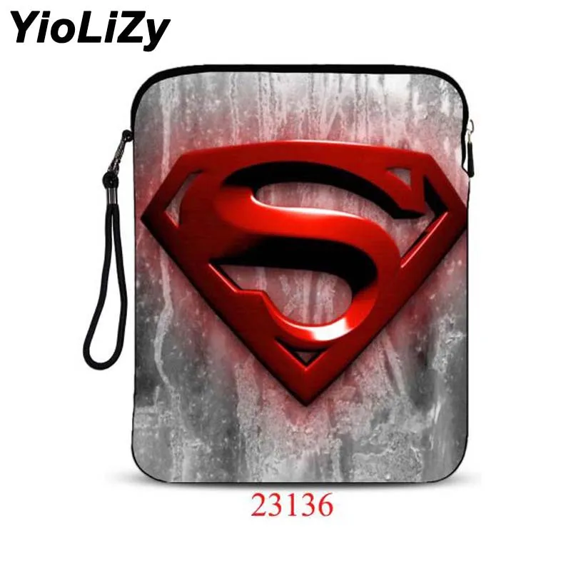 

Superman print waterproof 9.7'' 10'' inch mini laptop bag smart tablet protective Case shell notebook sleeve Cover IP-23136