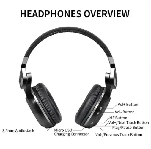 Bluetooth гарнитура Bluedio T2S Складная с микрофоном|Наушники и гарнитуры| |