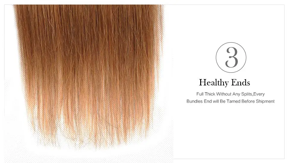 Блондинка Ombre средняя часть закрытие бразильский прямо натуральные волосы ткань T1B 30 4*4 10-18 дюймов Shining Star не Волосы remy расширения