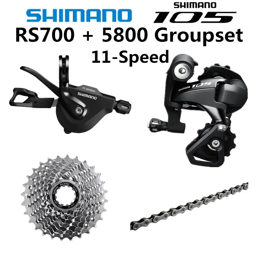 

SHIMANO RS700 + 5800 Groupset 105 5800 Derailleurs ROAD Bicycle SL+RD+CS+CN Front Derailleur REAR DERAILLEUR