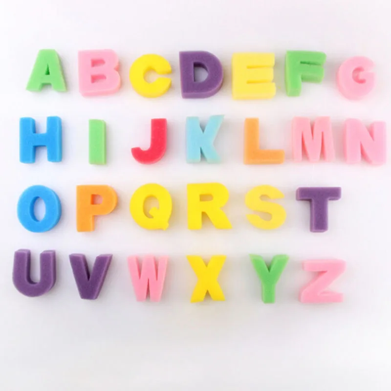 

26pcs/set DIY Painting Art Tool Drawing Toys Sponge English Alphabet Stamp Set Graffiti Seal Tool Children Kids Educational Toys