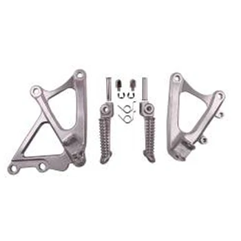 

motorcycle Aluminum Front Foot rests pegs tripod Pedal stent assembly For YAMAHA YZF1000 R1 2009-2011