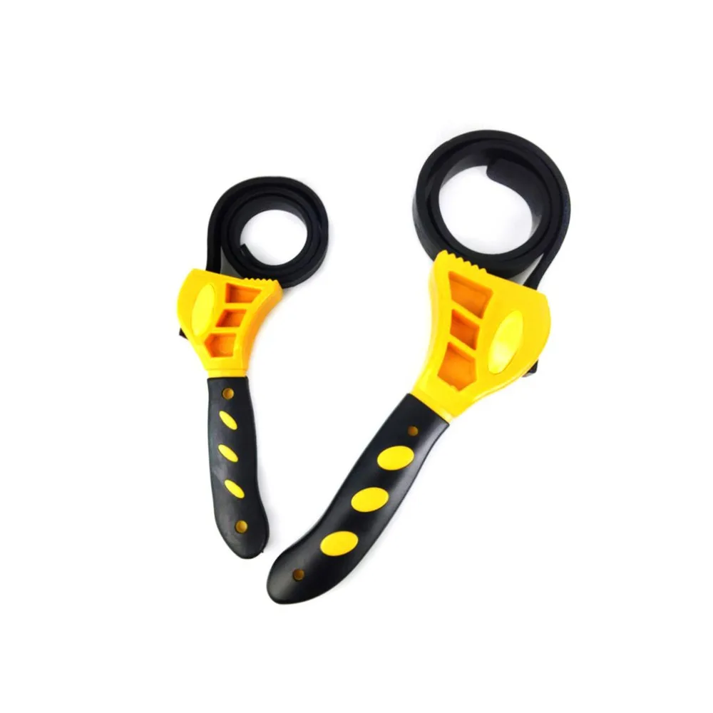 

Bottle Opener Hand Tool Multifunctional Belt Wrench Filter Spanner With Adjustable Rubber Strap For Auto Car Repair Oil Filter