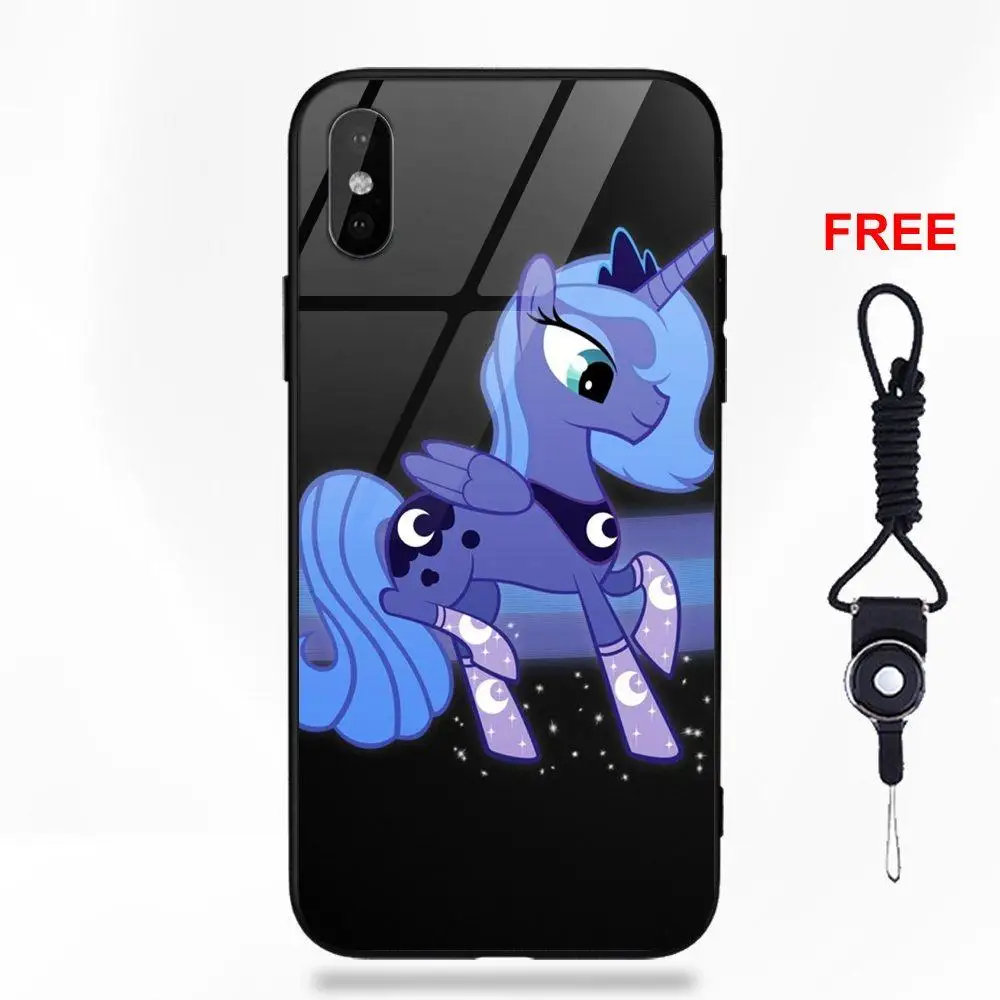 Vvcqod Cool мультфильм My Little Pony принцесса Луна для Apple iPhone 5 5C 5S SE 6 S 7 8 Plus X XS Max
