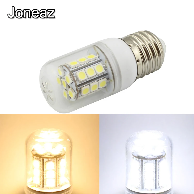 Joneaz 10x bombillas Светодиодная лампа E27 E14 E12 B22 GU10 G9 12 24 вольт кукурузные лампы освещения