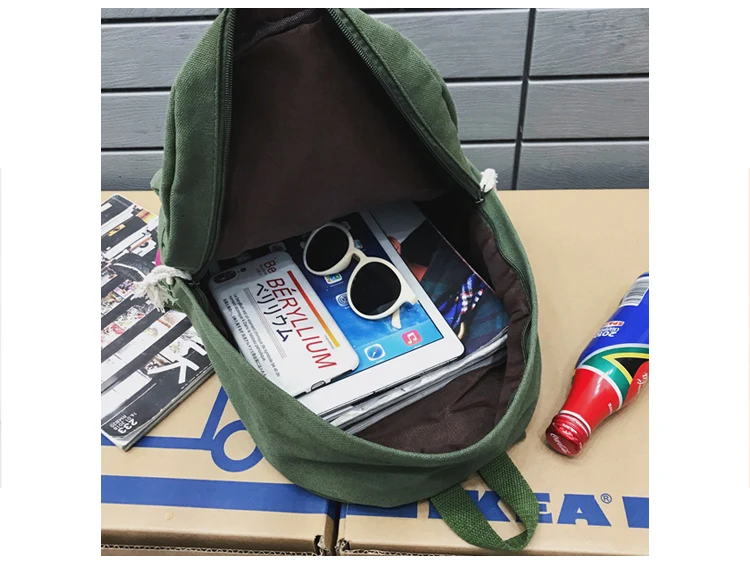 Menghuo Vintage Canvas Women Backpack Fashion Travel Backpack for Teenager Girls Student School Bag Casual Rucksack Female 2019_39