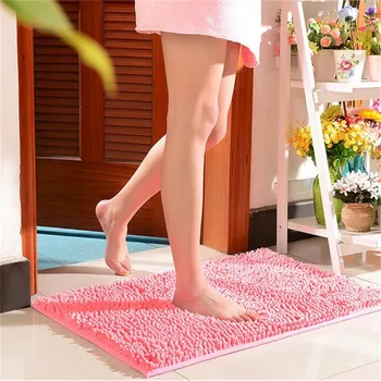 

Floor Mat 60*40cm/50*80cm Soft Big Carpets for Bedroom strip Bedside/strip/non-slip White/brown/green/gray Solid Bathroom Carpet