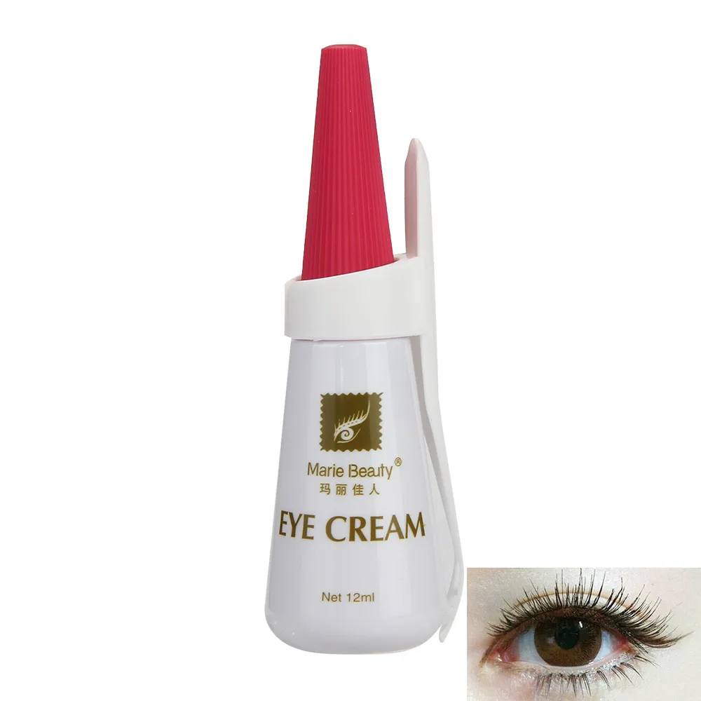 

2018 Marie Beauty 12ml white False eyelash glue fake eyelash Adhesive Personality False Eyelashes tools maquiagem eyelash serum