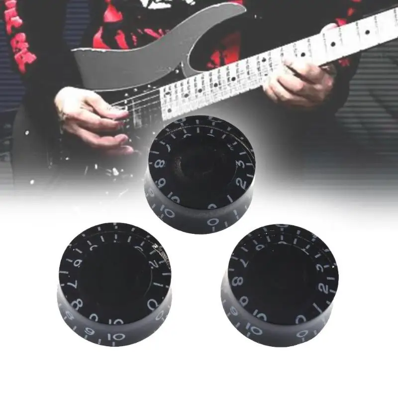 

4pcs Acrylic Electric Guitar Volume Adjusting Rotary Knob Potentiometer Cap for Musical Instruments Guitar Parts & Accessories