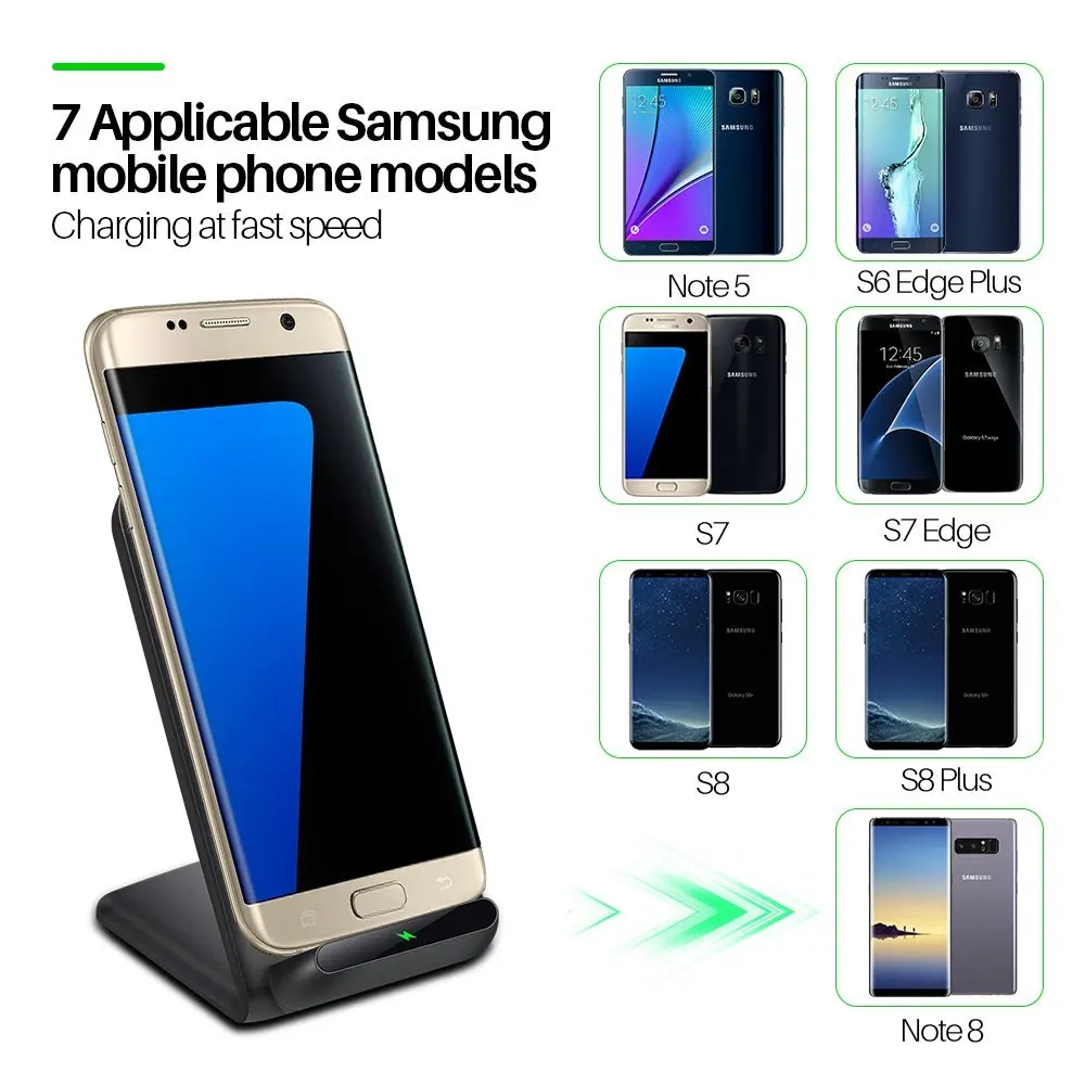 Coofun Qi Беспроводное зарядное устройство 5 Вт для iPhone X 8 samsung Note S8 Plus S7 S6 Edge телефон