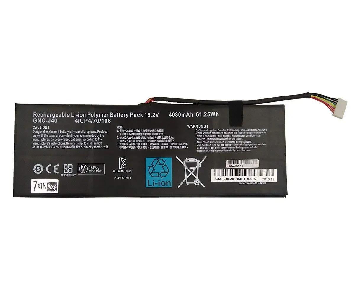 961TA013F GNC J40 Аккумулятор для Gigabyte P34 V4 P34G v2 1 3 P34K v3 P34W v3|Аккумуляторы ноутбуков| |