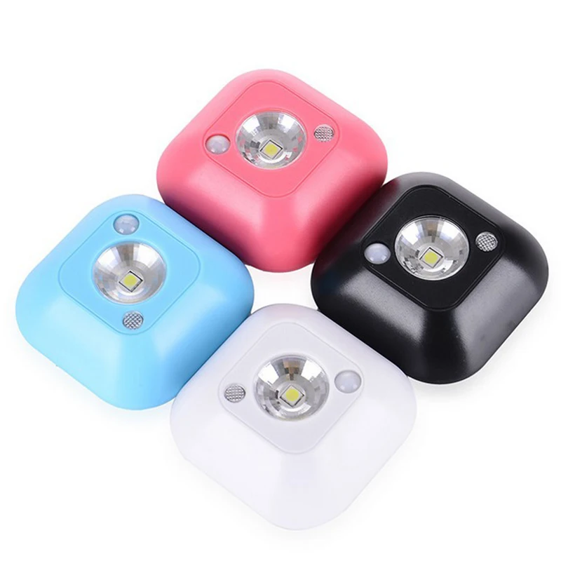 

Mini Wireless LED Motion Sensor Night Light Porch Cabinet Lamps with Infrared Motion Sensor Light Control