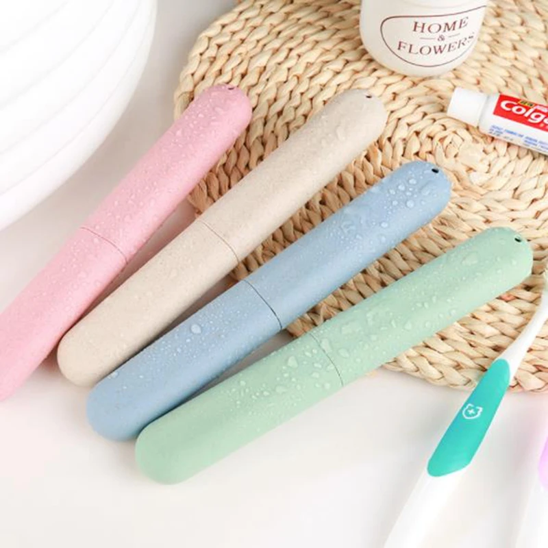 

Travel Accessories Toothbrush Tube Cover Case Cap Fashion Plastic Suitcase Holder Baggage Boarding Portable Packing organizer