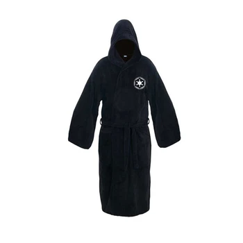 

New Arrival Robe Male With Hooded Thick Star Wars Dressing Gown Jedi Empire Men's Bathrobe Winter Long Robe Mens Bath Robe