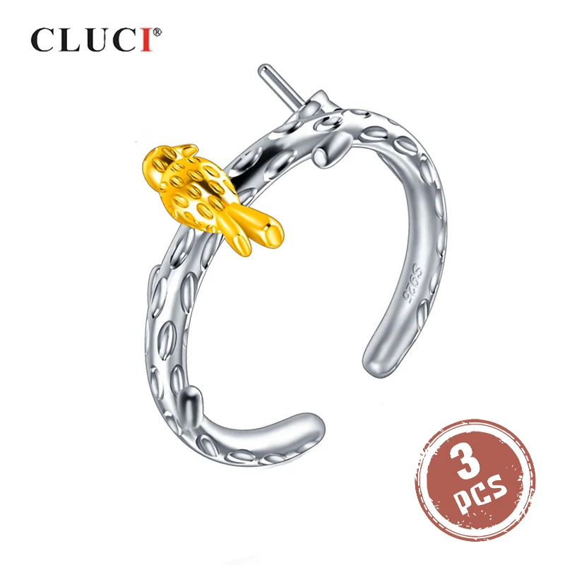 

Кольцо женское из серебра 925 пробы, с жемчугом, 3 шт.