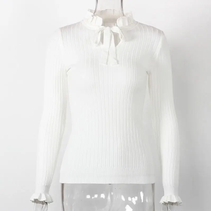 Casual-Slim-Sweater-Women-2018-Autumn-Spring-Knitted-Sweater-Lace-Up-Flare-Long-Sleeve-Ruffle-Knitting.jpg_640x640 (4)_