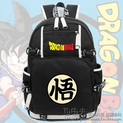 Hot Anime Dragon Ball Z Goku Rugzak Cosplay Lichtgevende Canvas Schooltas Reistassen Hot Anime Dragon Ball Z Goku Rugzak Cosplay Lichtgevende Canvas Schooltas Reistassen
