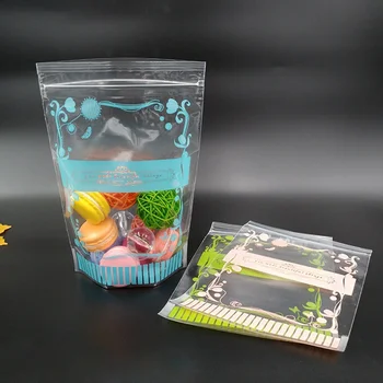 

50pcs Creative cute flowers pattern ziplock bag food candy gift powder packing bag small plastic pouch package