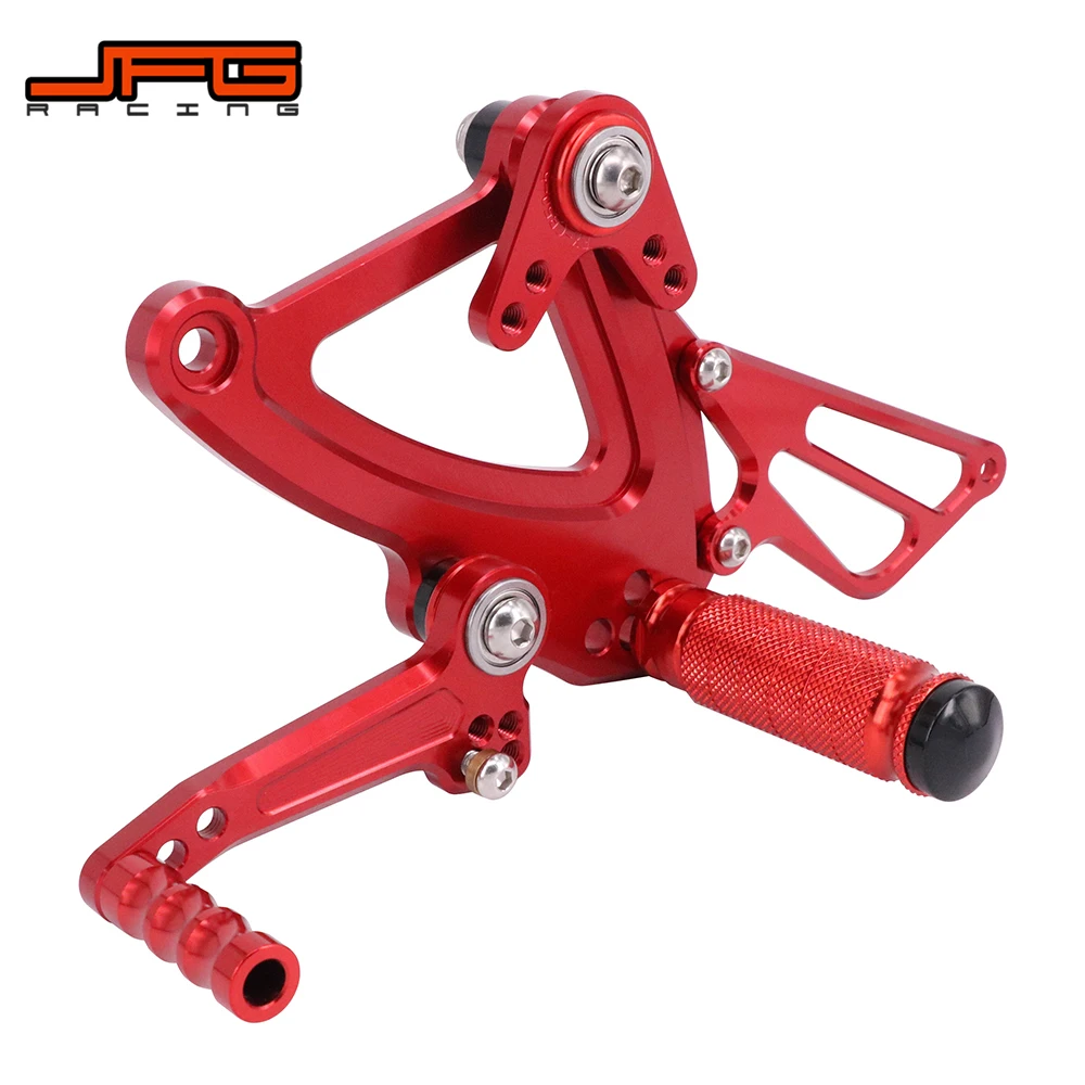 Motorcycle CNC Adjustable Foot Pegs Pedals Rest Rearset Footpegs For HONDA CBR400R CB400F CBR500R CB500F 2013-2017 Street Bike Motorcycle CNC Adjustable Foot Pegs Pedals Rest Rearset Footpegs For HONDA CBR400R CB400F CBR500R CB500F 2013-2017 Street Bike