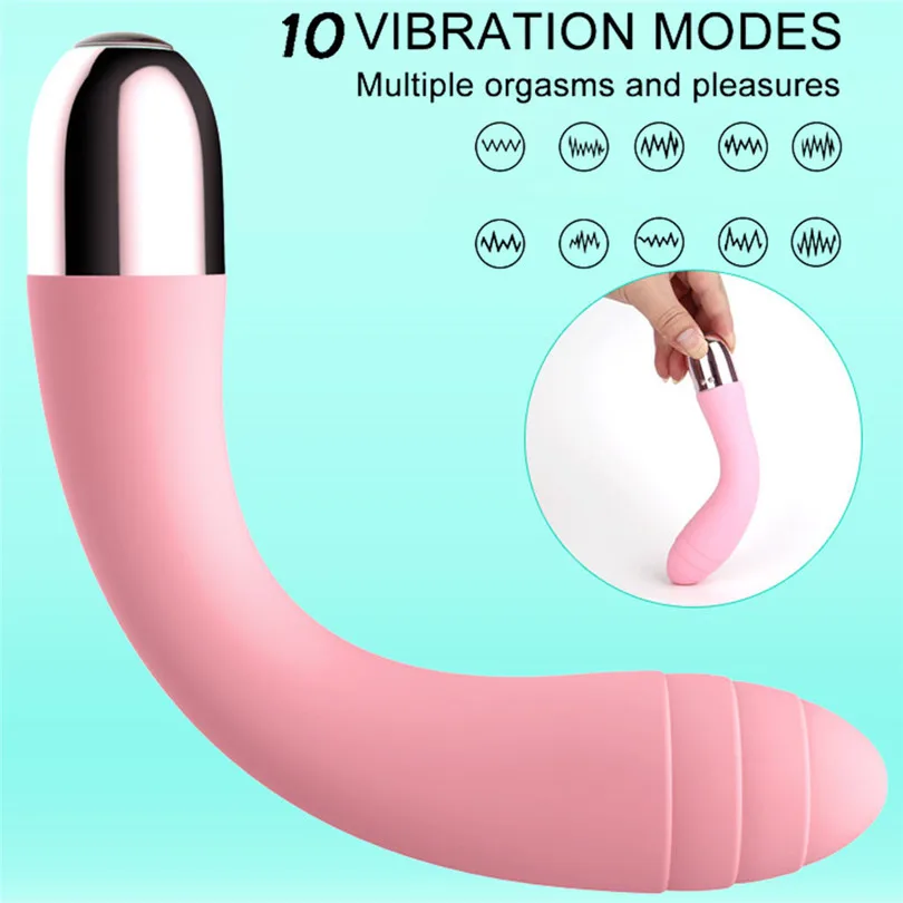 Liquid Silicone Female Vibrators Rod Masturbation Device 10-Frequency V5 Magnetically Charged Massage Stick For Women (3)