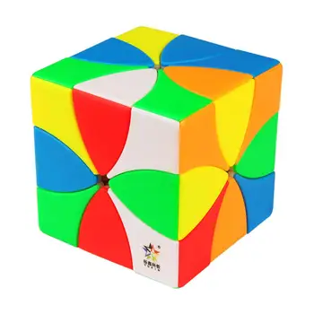

HobbyLane Fluorescence Colors Magnetic 8 Leaves Magic Cube Toy Cubes Puzzle Neo Cube Magico Cubo for Kids Beginner