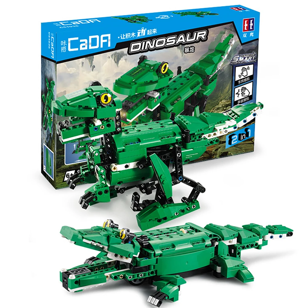 

cada dinosaur toy blocks jurassic world building blocks toys dino jurassic park animals technic bricks 2 in 1 kids toys for boys
