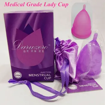 

2PCS Copa Menstrual de silicona medica menstrual cup vaginal period cup reusable Pads coletor menstrual copa mestrual cup