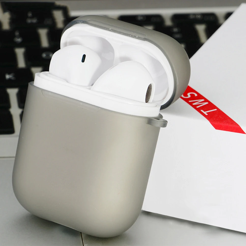 

Soft TPU Silicone Earphone Case For Apple Airpods 2 1 Wireless Bluetooth Earphone Protective Skin Cover Charging Box For Airpods