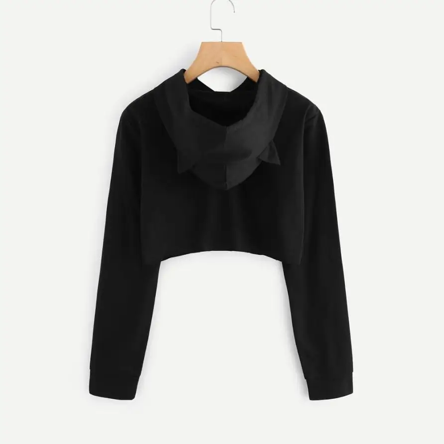Women's Hooded Pullover Tops Dropshipping Fashion Sweatshirt Womens Cat Ear Long Sleeve Hoodie Sweatshirt Women's Hooded Pullover Tops Dropshipping Fashion Sweatshirt Womens Cat Ear Long Sleeve Hoodie Sweatshirt
