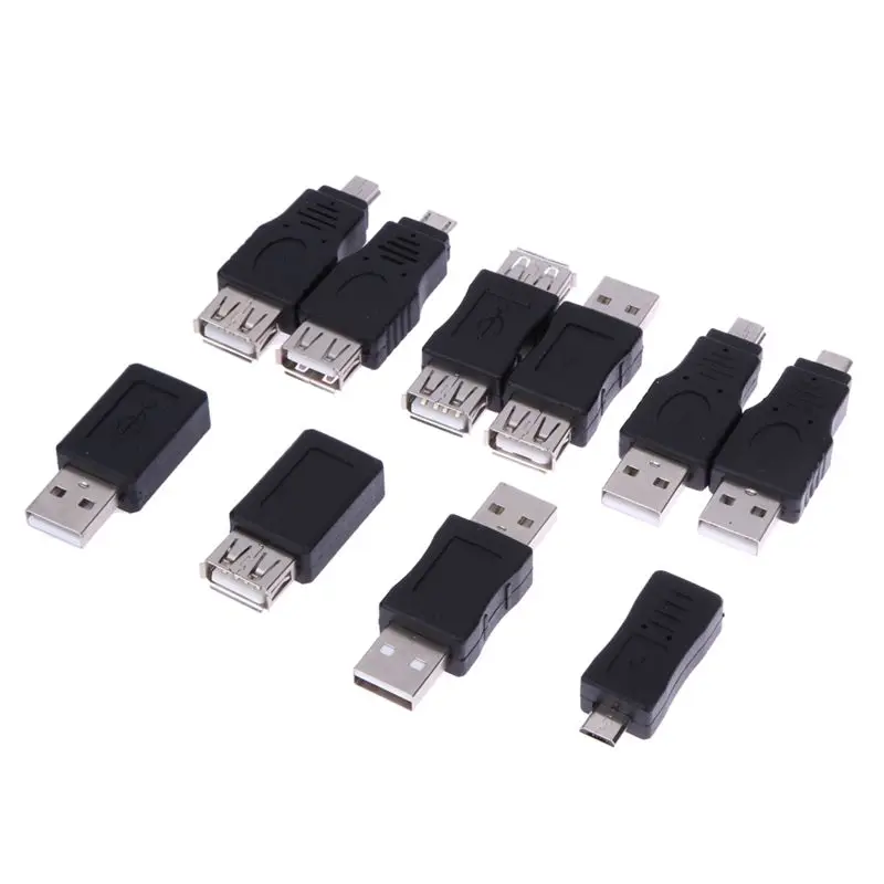 10pcs USB3 0 OTG 5pin F M Charger Adapter Converter font b USB b font Male