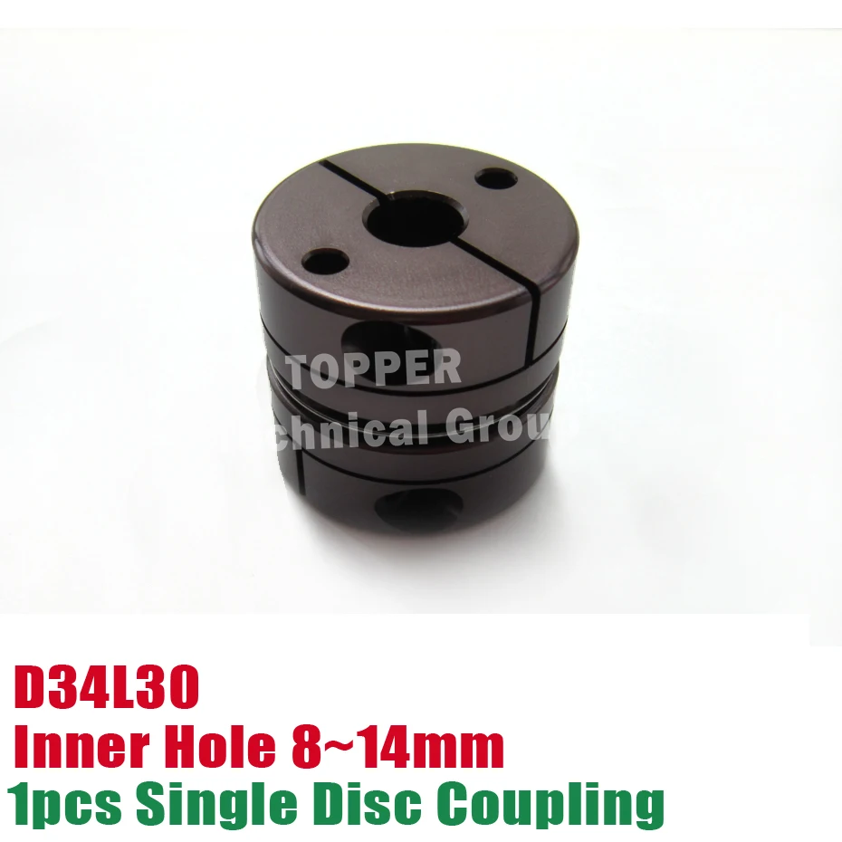 

China High Quality Single Disc Coupling Coupler D34L30 Coupling for CNC Stepper Motor and Servors Shaft