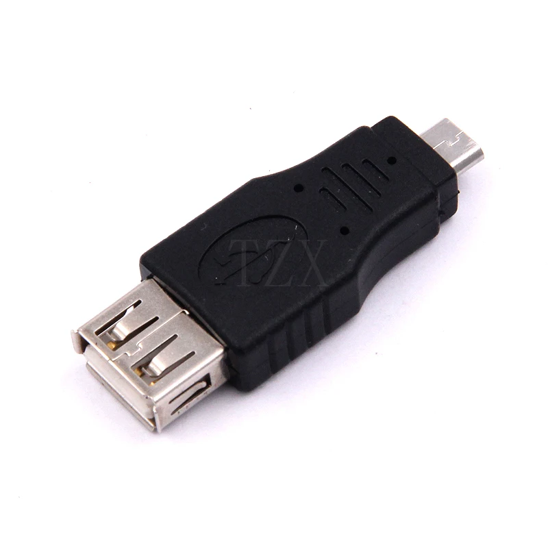 

1pcs Micro usb a male to female usb conversion connection plug v8 mother revolution of usb otg adapter mike 5p interface