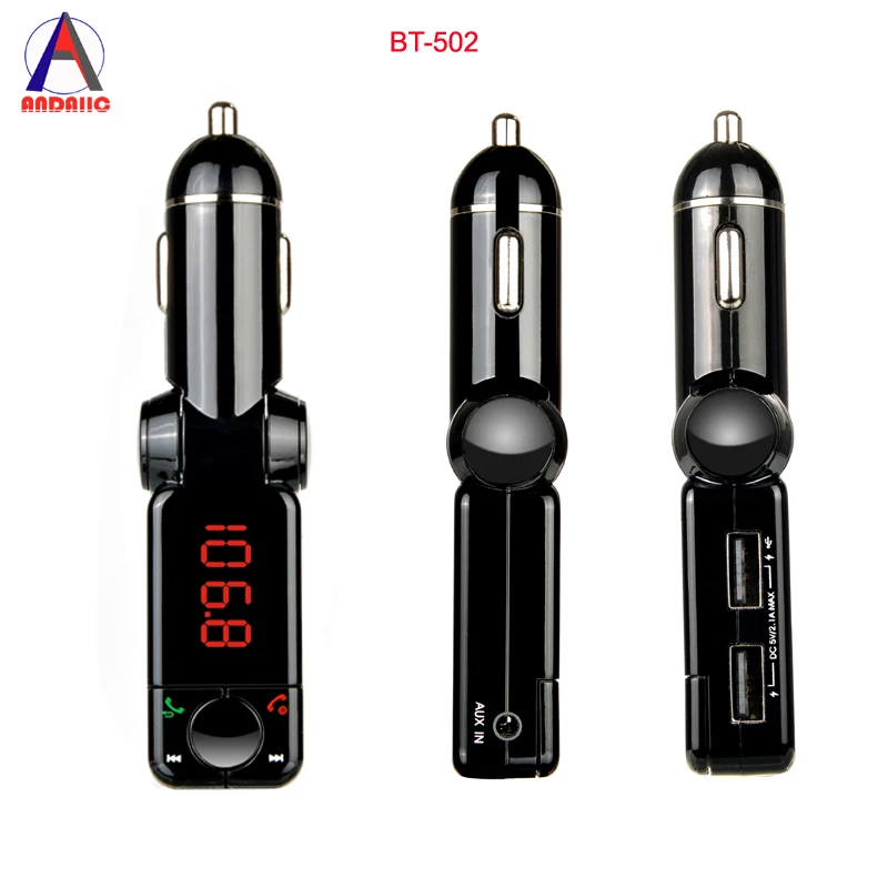

Bluetooth Receiver Car kit DC9-26V for Truck Use Handsfree Calling Bluetooth Aux 2 USB port Charger