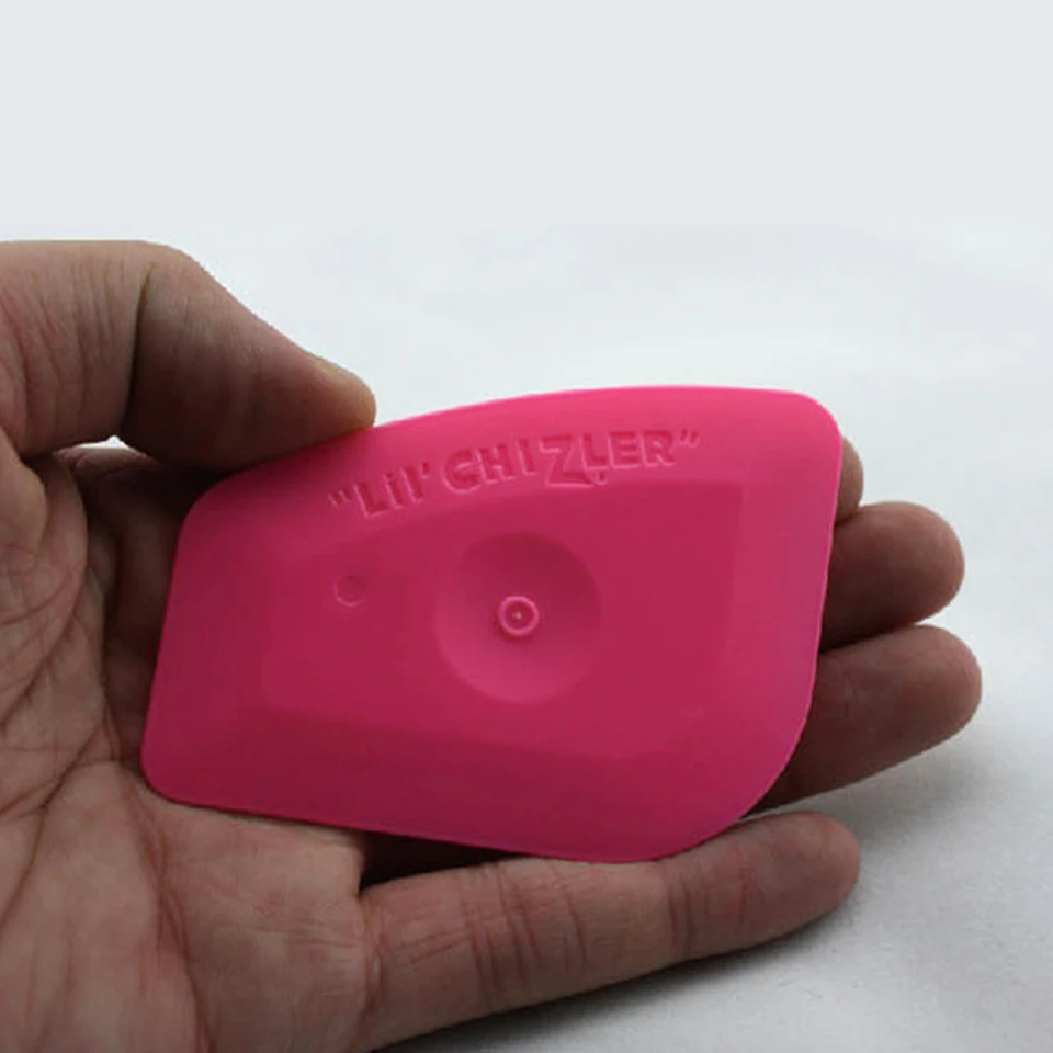 

Free shipping pink Lil' Chizler Multilateral squeegee Window Film Installation Tint Scraper 3.5*5.5*7.5cm MX-83G