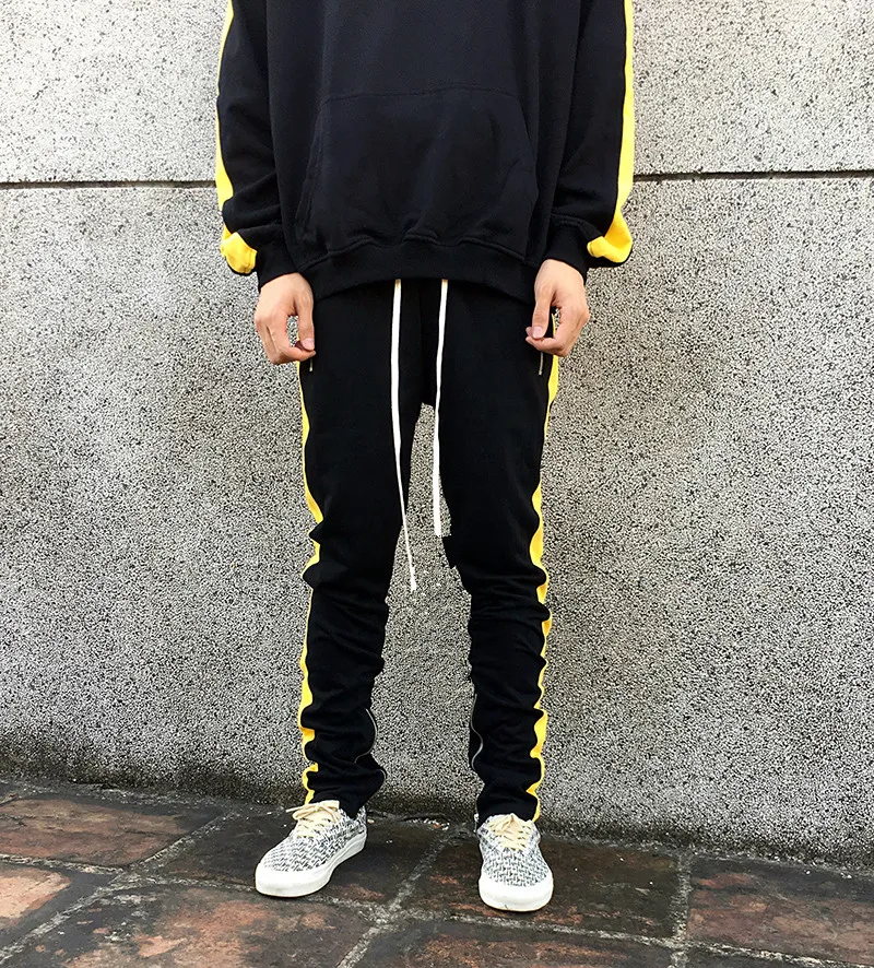 Side Bottom Zipped Ankle Track Pants 