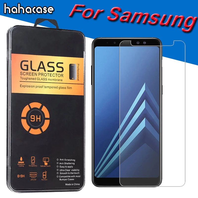 1000 шт. 2.5D закаленное стекло Защита экрана для Samsung Galaxy S9 S8 Plus A9 Pro A7 A8 A6 A5 защита от