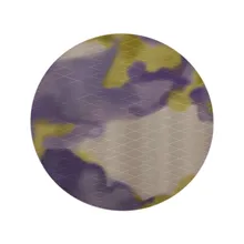 Ouneed напольный ковер Ретро Печатный Мягкий круглый коврик арт-деко ковер для гостиной спальни кабинет детская комната мягкий ковер 80x80 мая 28