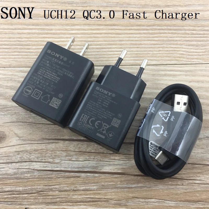 

Original SONY EU US QC3.0 fast Quick Charger adapter USB Type C Cable for Xperia XZS L1 XZ1 X COMPACT XZ Premium XA1 ULTRA Plus