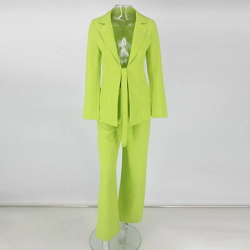Ceremokiss, шорты с высокой талией, пальто, комплект из двух частей, женский повседневный деловой комплект из 2 частей, женский костюм, сексуальная женская летняя одежда - Цвет: Green