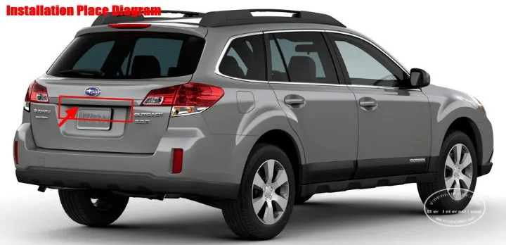 Subaru Outback Sport Wagon 2011-license-plate-lamp