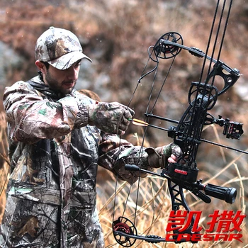 

Competition Practice Target With 40-70 lbs Draw Weight Archery Set Compound Bow for Archery Hunting Shooting