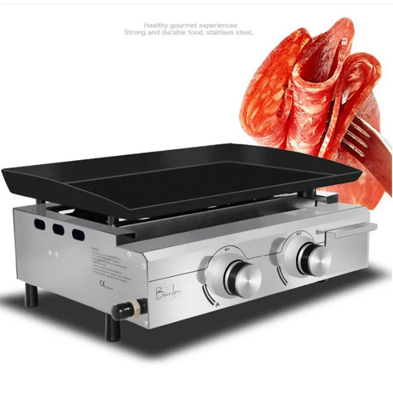 Gas Commercial Teppanyaki Enamel Oven Fried Rice Roast Cold Noodles