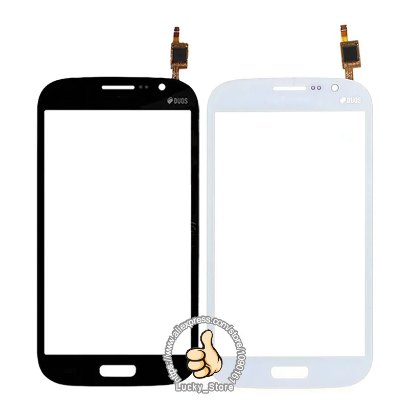 Black White Front Glass Lens Touch Screen Digitizer For Samsung I9082 font b Replacement b font