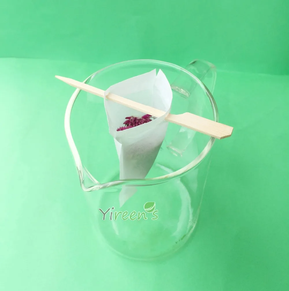

Free shipping! 60 * 80 mm Tea Filters with one hole PLUS STICK-Empty tea bag-Filter paper-Coffee filter-bag, tea pouches