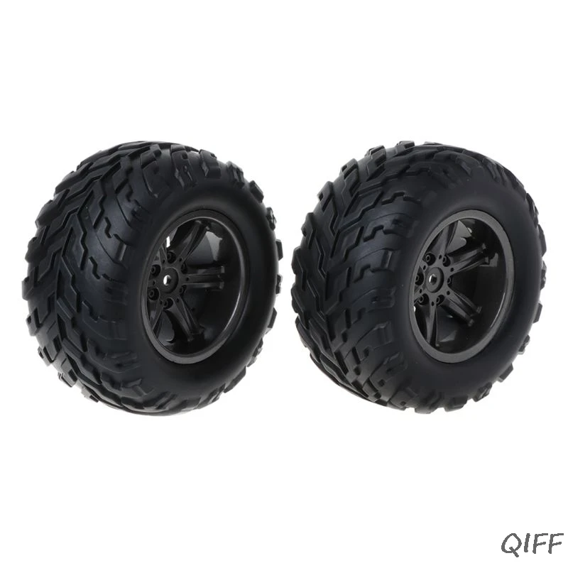 

2pcs Upgraded Repair Parts 15-ZJ01 RC Car Spare Wheel Rubber Tires Tyres Accessories For Remote Control 1/12 S911/9115 Truck Toy