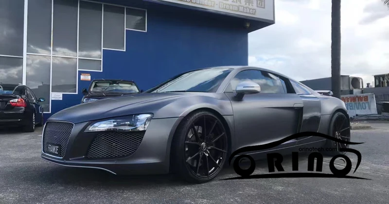 Dark Satin Grey Vinyl Wrap-5