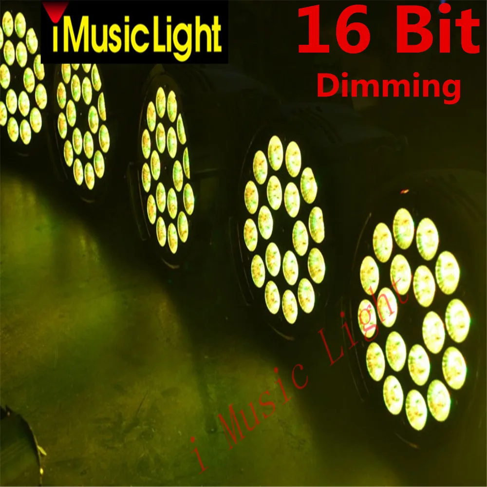 

4Pcs/Lot STM32 CPU Constant current drive New 18X12W RGBW 4in1 16 Bit Dimming Par LED Stage light Disco DJ Lighting DMX512
