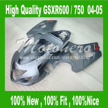 

Fairing kits Silver L325f for SUZUKI GSXR 600 K4 GSXR600 04 05 GSXR 750 K4 2004 2005 GSX-R600 GSX-R750 04 05 fairings