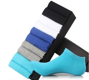 

High Quality Brand Men's Socks Spring Summer 100% Cotton Boat Socks Man Casual Socks 10pairs/lot